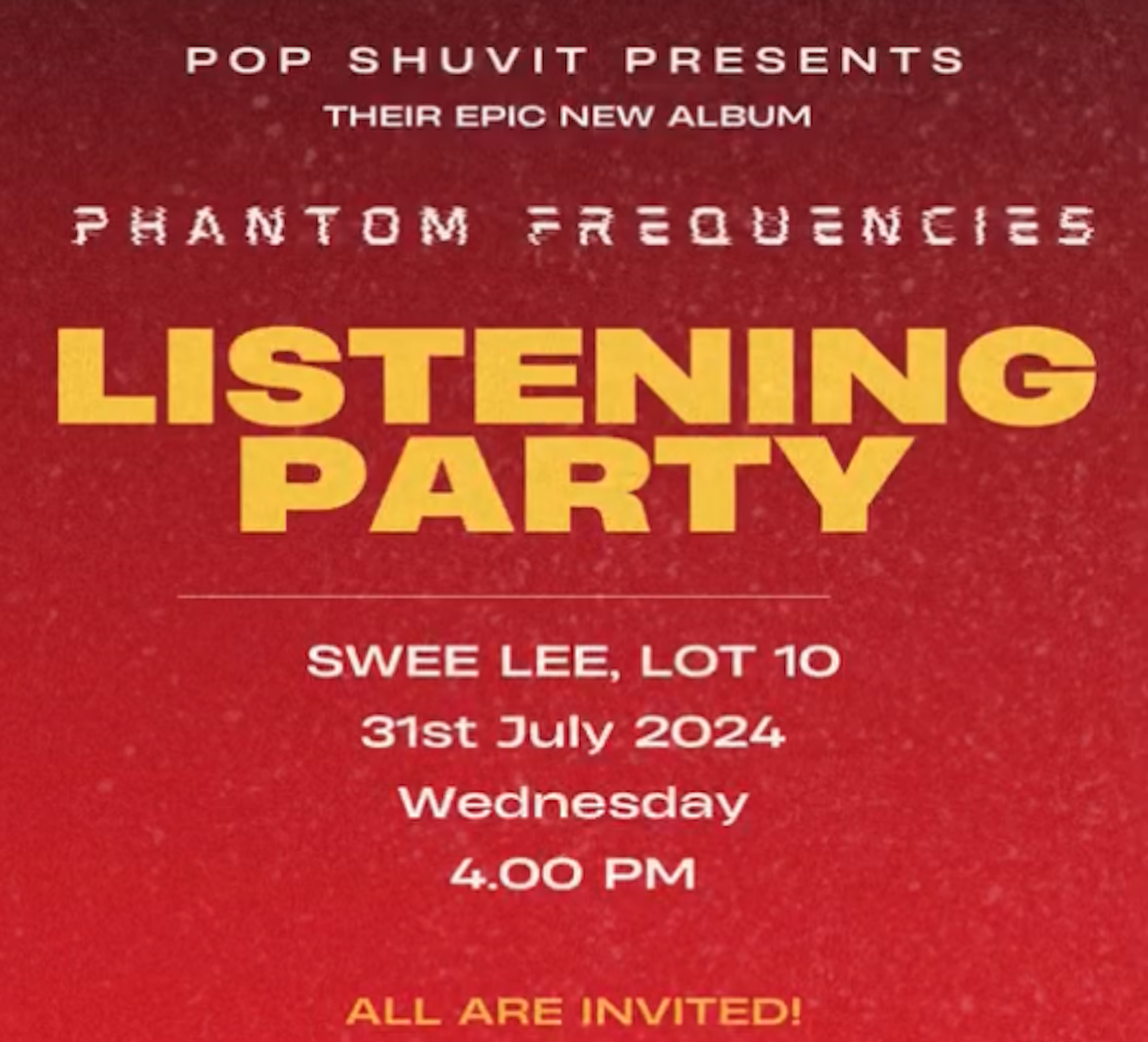 Pop Shuvit Album Listening Party